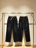 Black Drawstring Denim Jeans