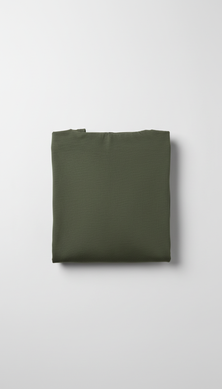 Urban Olive Relaxed-Fit Cotton Shorts